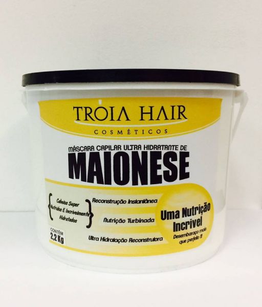 Máscara Maionese ultra hidratante Troia Hair2,2kg