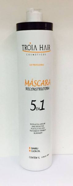 Máscara Reconstrutora 5 em 1 Troia Hair cosméticos