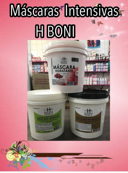 Máscara de Hidratação 3,5 kg Mandioca e argan, Extrato de Bambú ou Frutas Vermelhas