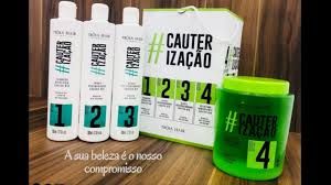 Cauterização - reconstrução capilar Troia Hair 4 Itens Profissional