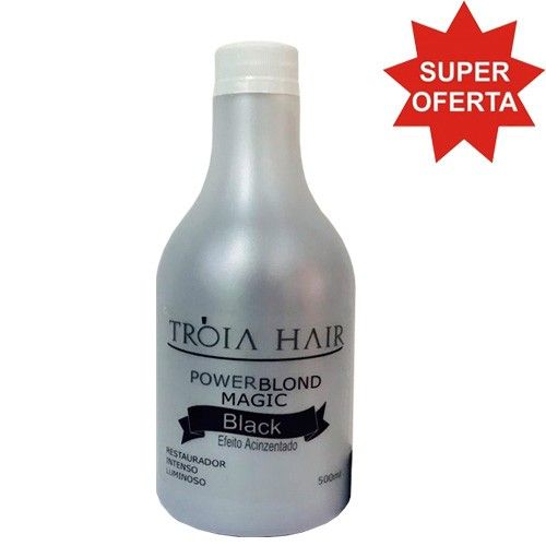 Matizador Power Blond Black Tróia Hair 500ml