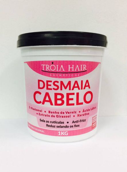 Desmaia cabelo Troia Hair cosméticos 1 kg